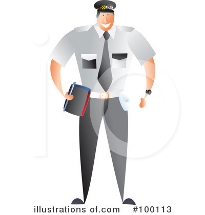 Royalty-Free (RF) Police Clipart Illustration by Prawny - Stock Sample #100113