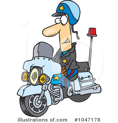 Motorcycle Clipart #1047178 by toonaday