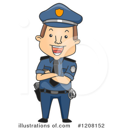 Royalty-Free (RF) Police Clipart Illustration by BNP Design Studio - Stock Sample #1208152