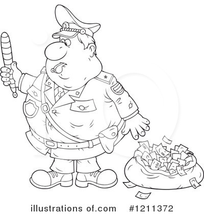 Police Officer Clipart #1211372 by Alex Bannykh