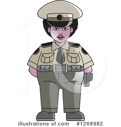 Royalty-Free (RF) Police Clipart Illustration by Lal Perera - Stock Sample #1268982