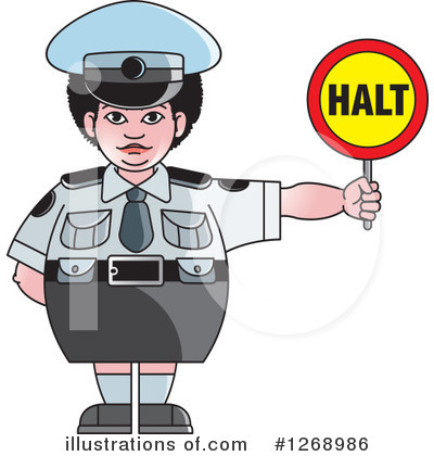 Stop Sign Clipart #1268986 by Lal Perera
