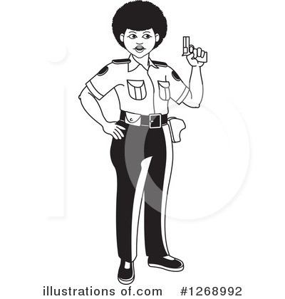 Royalty-Free (RF) Police Clipart Illustration by Lal Perera - Stock Sample #1268992