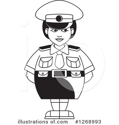 Royalty-Free (RF) Police Clipart Illustration by Lal Perera - Stock Sample #1268993
