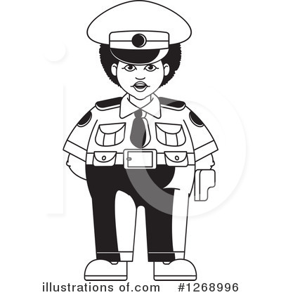 Royalty-Free (RF) Police Clipart Illustration by Lal Perera - Stock Sample #1268996