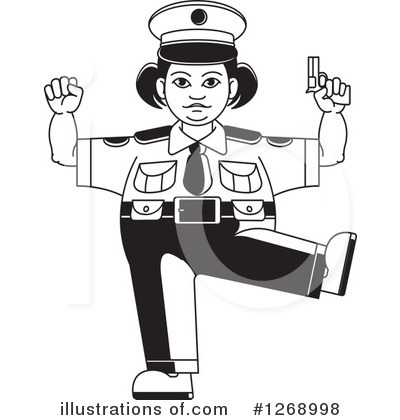 Royalty-Free (RF) Police Clipart Illustration by Lal Perera - Stock Sample #1268998
