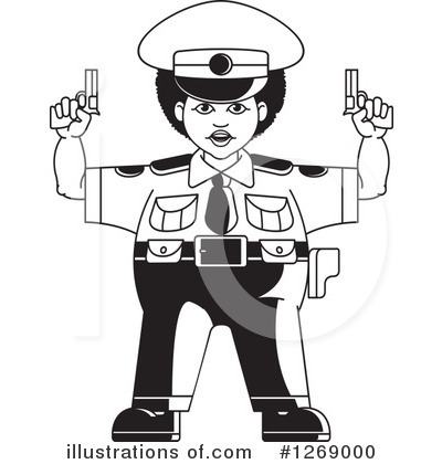 Royalty-Free (RF) Police Clipart Illustration by Lal Perera - Stock Sample #1269000