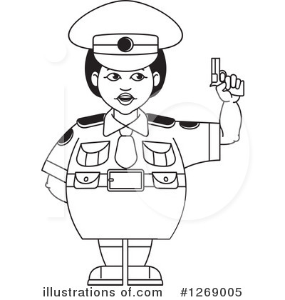 Police Clipart #1269005 by Lal Perera