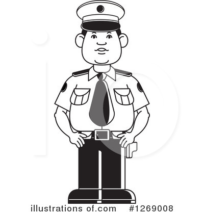 Royalty-Free (RF) Police Clipart Illustration by Lal Perera - Stock Sample #1269008