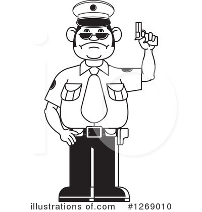 Royalty-Free (RF) Police Clipart Illustration by Lal Perera - Stock Sample #1269010