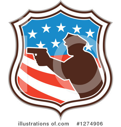 Royalty-Free (RF) Police Clipart Illustration by patrimonio - Stock Sample #1274906