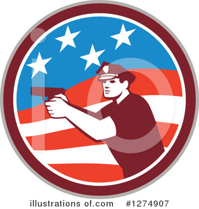 Policeman Clipart #1274907 by patrimonio