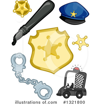Police Car Clipart #1321800 by BNP Design Studio