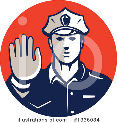 Policeman Clipart #1336034 by patrimonio