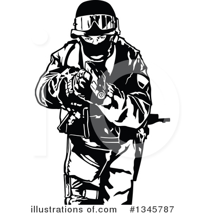 Royalty-Free (RF) Police Clipart Illustration by dero - Stock Sample #1345787