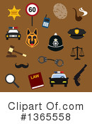 Police Clipart #1365558 by Vector Tradition SM