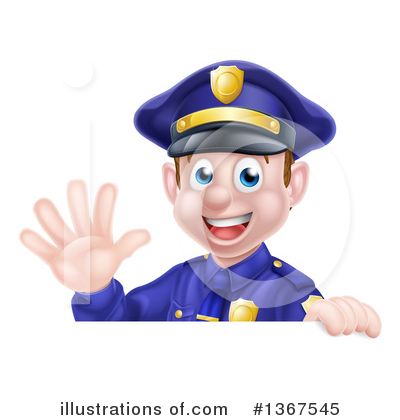 Royalty-Free (RF) Police Clipart Illustration by AtStockIllustration - Stock Sample #1367545