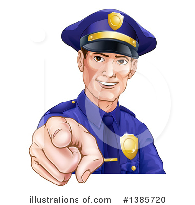 Law Enforcement Clipart #1385720 by AtStockIllustration