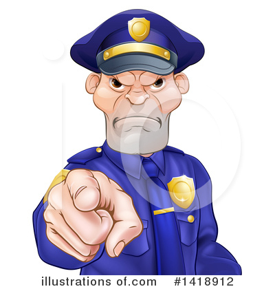 Law Enforcement Clipart #1418912 by AtStockIllustration