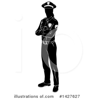 Royalty-Free (RF) Police Clipart Illustration by AtStockIllustration - Stock Sample #1427627