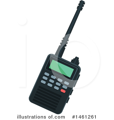 Walkie Talkie Clipart #1461261 by Vector Tradition SM