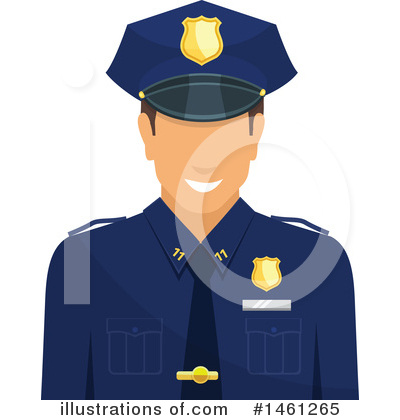 Royalty-Free (RF) Police Clipart Illustration by Vector Tradition SM - Stock Sample #1461265