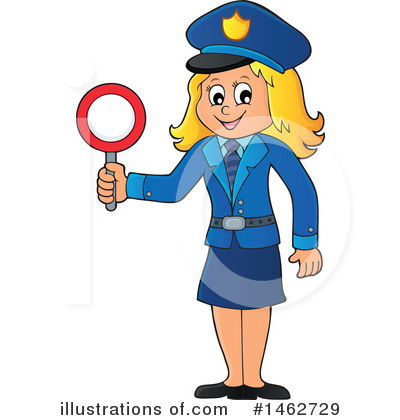 Royalty-Free (RF) Police Clipart Illustration by visekart - Stock Sample #1462729