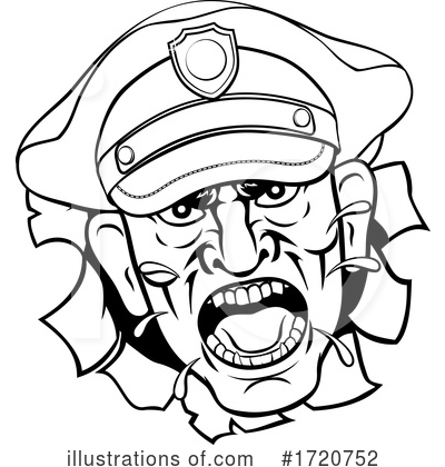 Royalty-Free (RF) Police Clipart Illustration by AtStockIllustration - Stock Sample #1720752