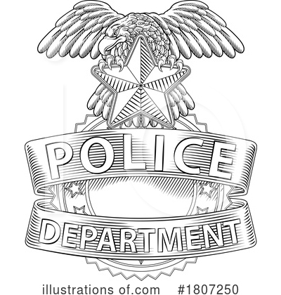 Royalty-Free (RF) Police Clipart Illustration by AtStockIllustration - Stock Sample #1807250