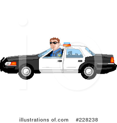 Royalty-Free (RF) Police Clipart Illustration by Tonis Pan - Stock Sample #228238