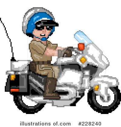 Royalty-Free (RF) Police Clipart Illustration by Tonis Pan - Stock Sample #228240