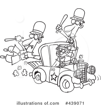 Royalty-Free (RF) Police Clipart Illustration by toonaday - Stock Sample #439071