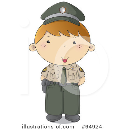 Royalty-Free (RF) Police Clipart Illustration by YUHAIZAN YUNUS - Stock Sample #64924