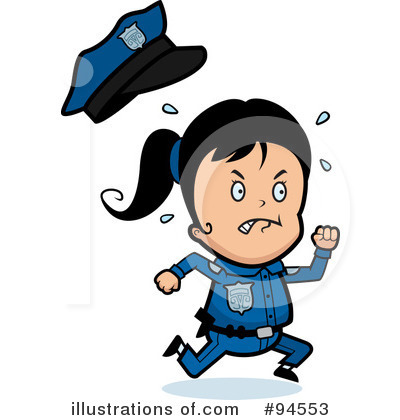 Royalty-Free (RF) Police Clipart Illustration by Cory Thoman - Stock Sample #94553
