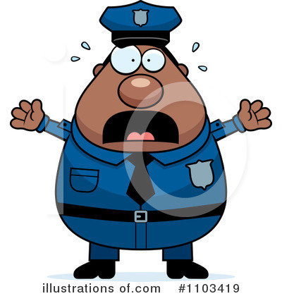 Royalty-Free (RF) Police Man Clipart Illustration by Cory Thoman - Stock Sample #1103419