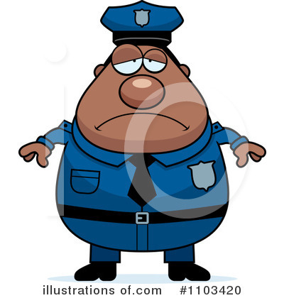 Royalty-Free (RF) Police Man Clipart Illustration by Cory Thoman - Stock Sample #1103420