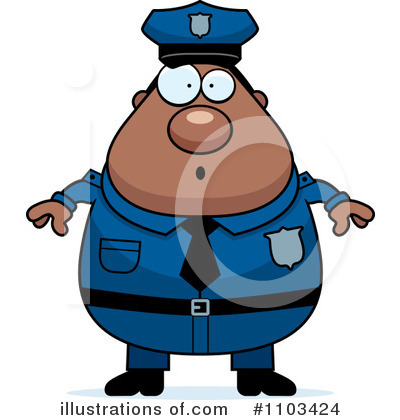 Royalty-Free (RF) Police Man Clipart Illustration by Cory Thoman - Stock Sample #1103424