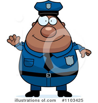 Officer Clipart #1103425 by Cory Thoman