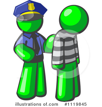 Royalty-Free (RF) Police Man Clipart Illustration by Leo Blanchette - Stock Sample #1119845