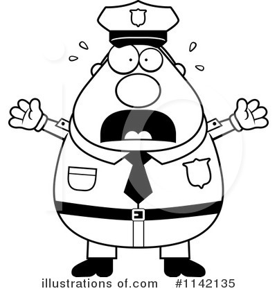 Royalty-Free (RF) Police Man Clipart Illustration by Cory Thoman - Stock Sample #1142135