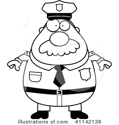 Royalty-Free (RF) Police Man Clipart Illustration by Cory Thoman - Stock Sample #1142138