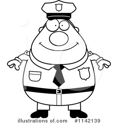 Royalty-Free (RF) Police Man Clipart Illustration by Cory Thoman - Stock Sample #1142139
