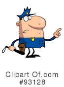 Police Man Clipart #93128 by Hit Toon