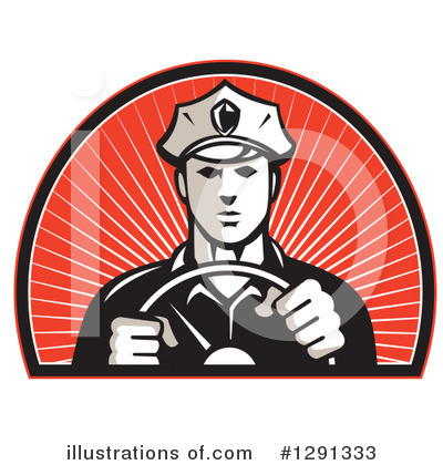 Police Man Clipart #1291333 by patrimonio