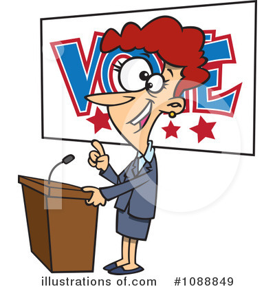 Royalty-Free (RF) Politician Clipart Illustration by toonaday - Stock Sample #1088849