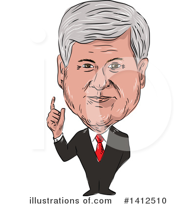 Royalty-Free (RF) Politician Clipart Illustration by patrimonio - Stock Sample #1412510