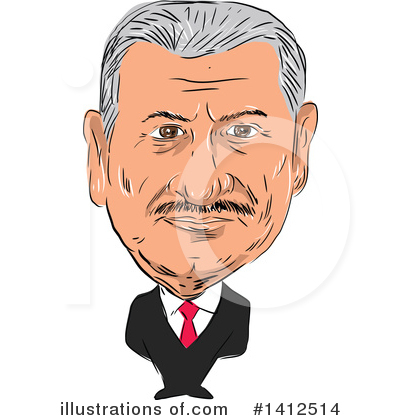 Royalty-Free (RF) Politician Clipart Illustration by patrimonio - Stock Sample #1412514
