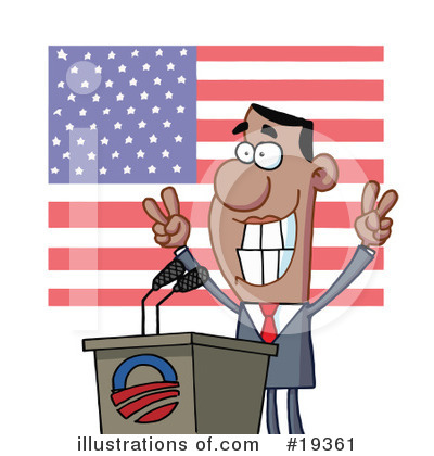 American President Clipart #19361 by Hit Toon