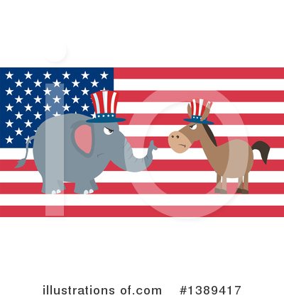 Royalty-Free (RF) Politics Clipart Illustration by Hit Toon - Stock Sample #1389417