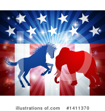 Elephant Clipart #1411370 by AtStockIllustration